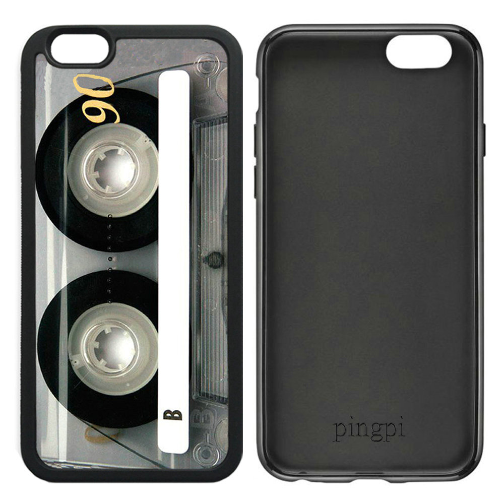Retro Clear Cassette Case for iPhone 6 Plus 6S Plus